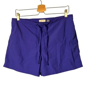 L.L. Bean Purple supplex Nylon Shorts women’s Size S